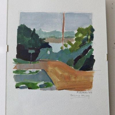 "Triad Study" by local artist and art educator Pam Black, 2007