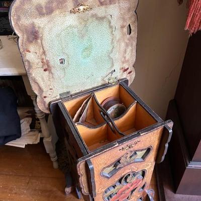 Antique sewing table