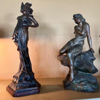Art Nouveau figures 