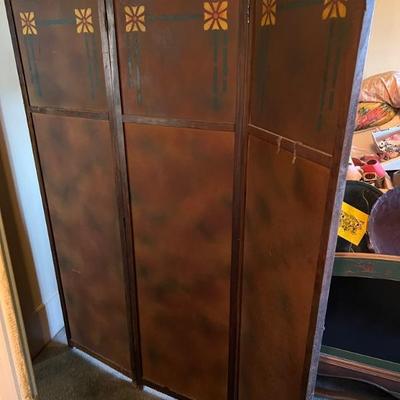 Vintage deco panel screen