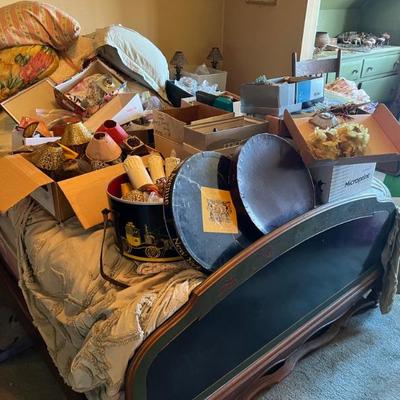 Antique lamp parts