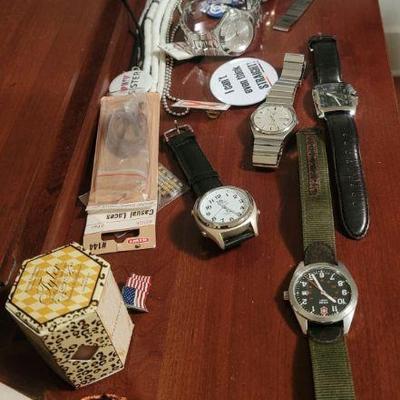 Men's watches and some jewelry