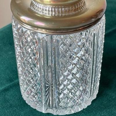 Tiffany & Co. Crystal with Sterling Lid