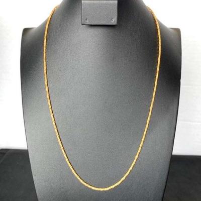 14K Gold Chain Necklace 