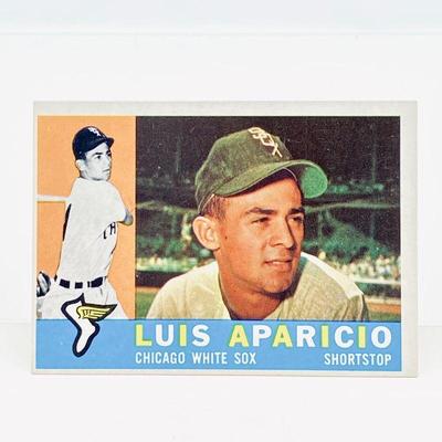  1960 Topps Luis Aparicio, card # 240, Chicago White Sox
