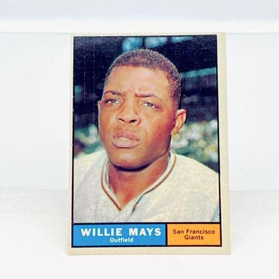1961 Topps Willie Mays, card #150
