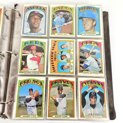 Hundreds of Topps 1972 Baseball Cards, Dozens are Signed