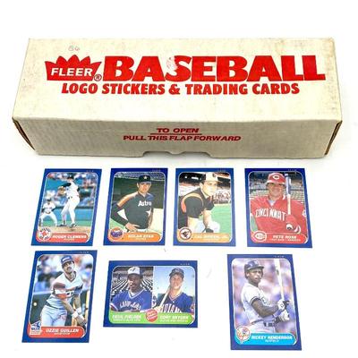 1986 Fleer Baseball 660 Card Set Rookie Cards of Ozzie Guillen, Jose Canseco & Cecil Fielder.