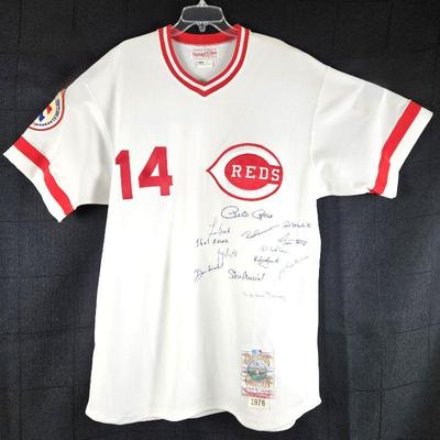 3000 Hit Club Pete Rose Signed Jersey