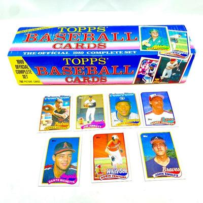 1989 Topps Baseball 792 Card Set- Rookie Cards w/ Gary Sheffield, John Smoltz, Jim Abbott, Randy Johnson, & More