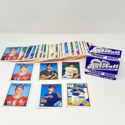 1988 Topps Traded Series Picture Cards w/ Gold Medal Winning 1988 USA Olympic Baseball Team,