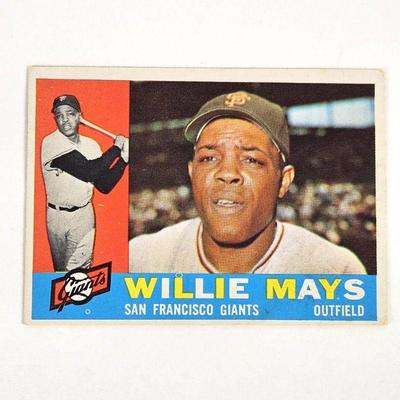 1960 Topps Willie Mays, card #200, San Francisco Giants. Hall of Famer GC