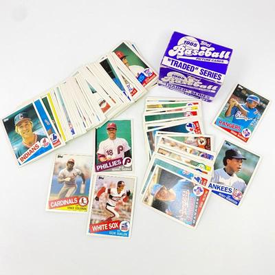 1985 Topps Traded Series Picture Card Set-Rookie Cards Includes Vince Coleman and Ozzie Guillen