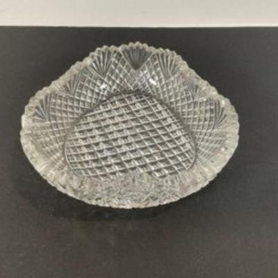 Vintage Cut Glass Candy Dish