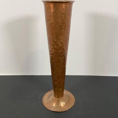 Vintage Charles Koivu Hammered Copper Vase