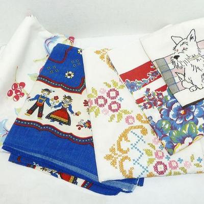 LOT vintage tablecloths