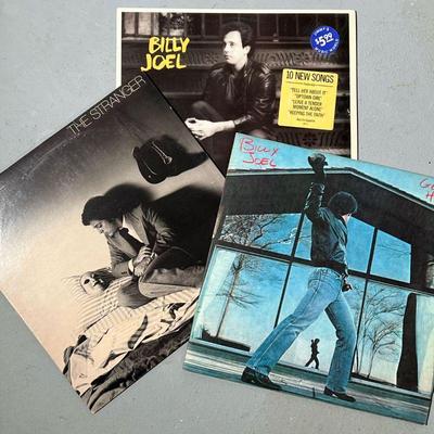 BILLY JOEL RECORDS | Billy Joel vinyl record albums, including: Glass Houses, An Innocent Man, and The Stranger.