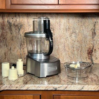 CUISINART FOOD PROCESSOR | Model FP-12DC Includes 12 cup & 4 cup work bowl, slicer, cutter, shredder, and plastic kneading attachments. -...