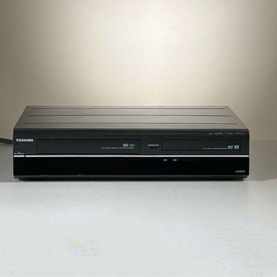 TOSHIBA DVD & VRC PLAYER | Includes HDMI cord, remote, power cord & audio cords. - l. 17.25 x w. 10.5 x h. 4.25 in