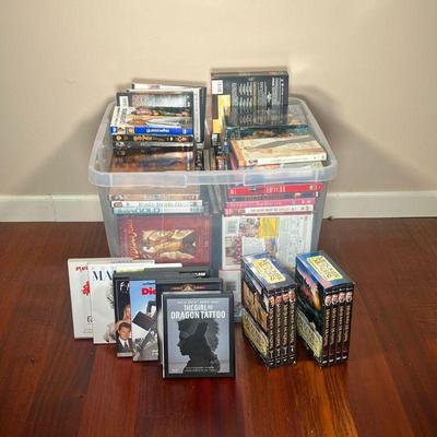 LARGE LOT OF DVDS | Large mixed lot of assorted DVDs. Includes: movies, full box set TV shows, and much more.