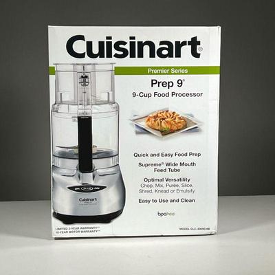 CUISINART FOOD PROCESSOR | Cuisinart Prep 9 9-cup food processor, model DLC-2009CHB. 