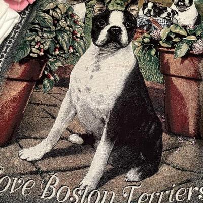 Boston Terrier Throw O