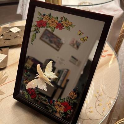 Butterfly Mirrored Music Box