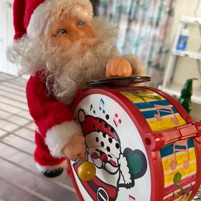 Vintage Santa Toy