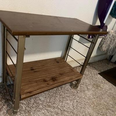 MCM Plant Shelf Table Cart