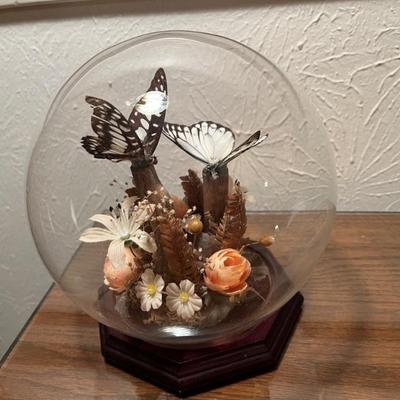 Butterfly Globe Art