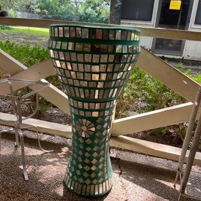 Mirrored Art Planter