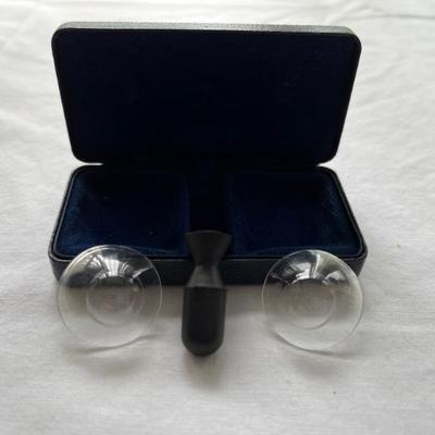 Vintage contact lenses from 1948--they covered the whole eyeball (yuck!) with original receipt and letters complaining about how painful...