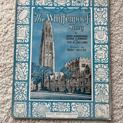 Vintage and antique sheet music--late 1890s-1980s--classic, tinpan alley standards, musicals, Disney, classic movie songs, vaudeville,...