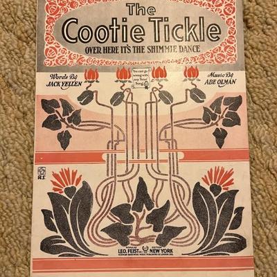 Vintage and antique sheet music--late 1890s-1980s--classic, tinpan alley standards, musicals, Disney, classic movie songs, vaudeville,...