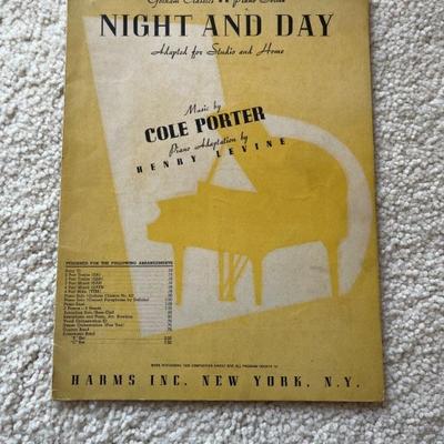 Vintage and antique sheet music--late 1890s-1980s--classic, tinpan alley standards, musicals, Disney, classic movie songs, vaudeville,...