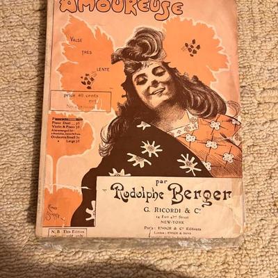 Vintage and antique sheet music--late 1890s-1980s--classic, tinpan alley standards, musicals, Disney, classic movie songs, vaudeville,...