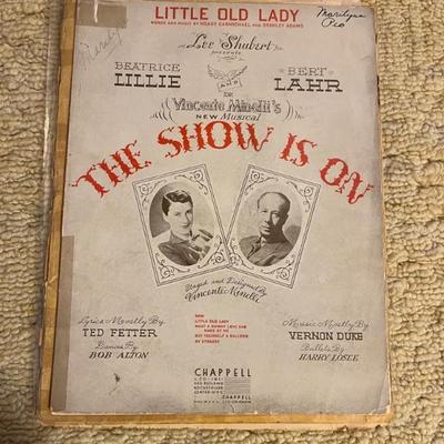 Vintage and antique sheet music--late 1890s-1980s--classic, tinpan alley standards, musicals, Disney, classic movie songs, vaudeville,...