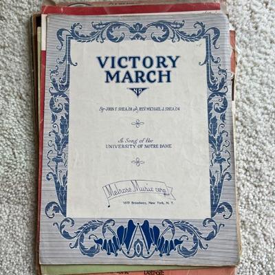Vintage and antique sheet music--late 1890s-1980s--classic, tinpan alley standards, musicals, Disney, classic movie songs, vaudeville,...
