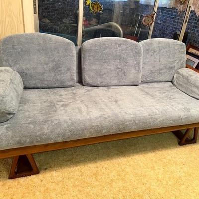 MCM sofa was upholstered 