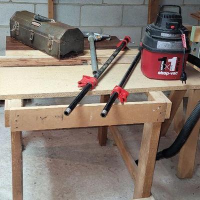 Clamps. Craftsman tool box