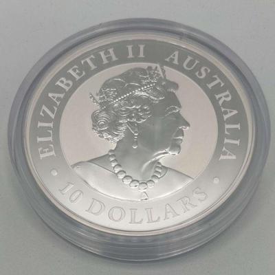 MMM239-2019 Australian Kookaburra 10oz Silver Medallion