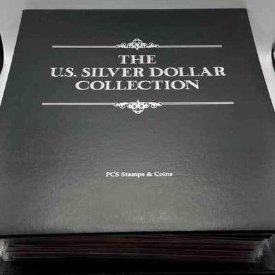 MMM303-PCS Stamps & Coins US Silver Dollar Collection 1878-1935
