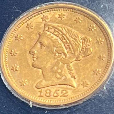 MMM206-1852 Liberty Head $2.50 Gold Coin
