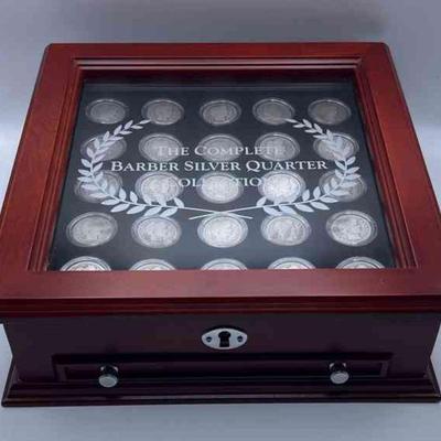 MMM218-The Complete Barber Silver Quarter Collection