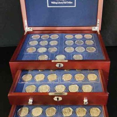 MMM477 - The Complete Collection Of Walking Liberty Half-Dollars