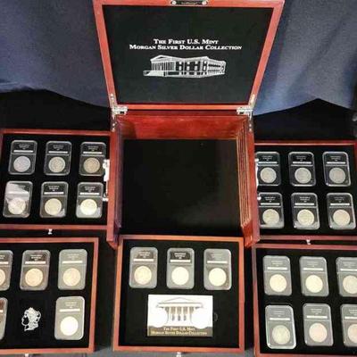 MMM471 - THE FIRST U.S. MINT MORGAN SILVER DOLLAR COLLECTION