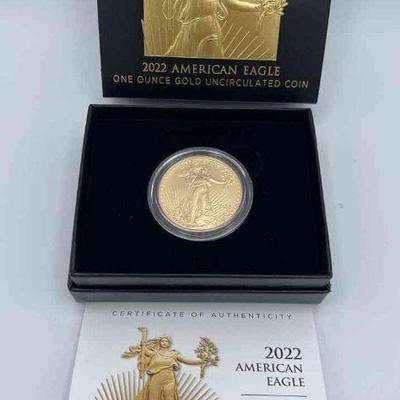 MMM201-2022 American Eagle 1oz Gold Coin