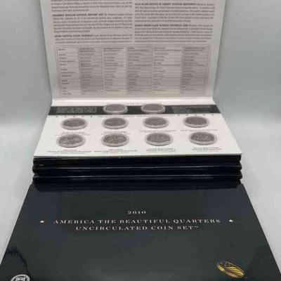 MMM383-America The Beautiful Quarters Uncirculated Coin Sets 2010-2017