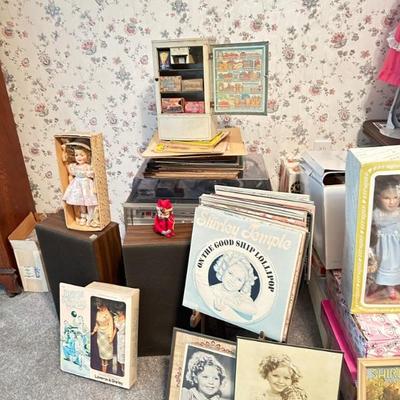 Collectible Vinyl Shirley a temple, George Burns & Gracie Allen Albums