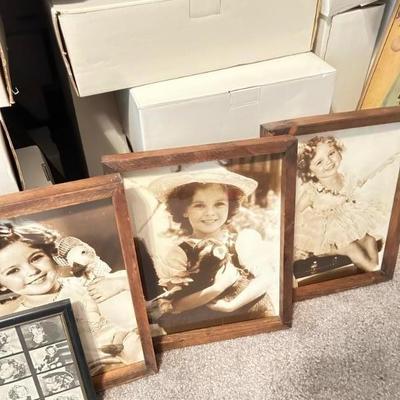 Shirley Temple framed photos